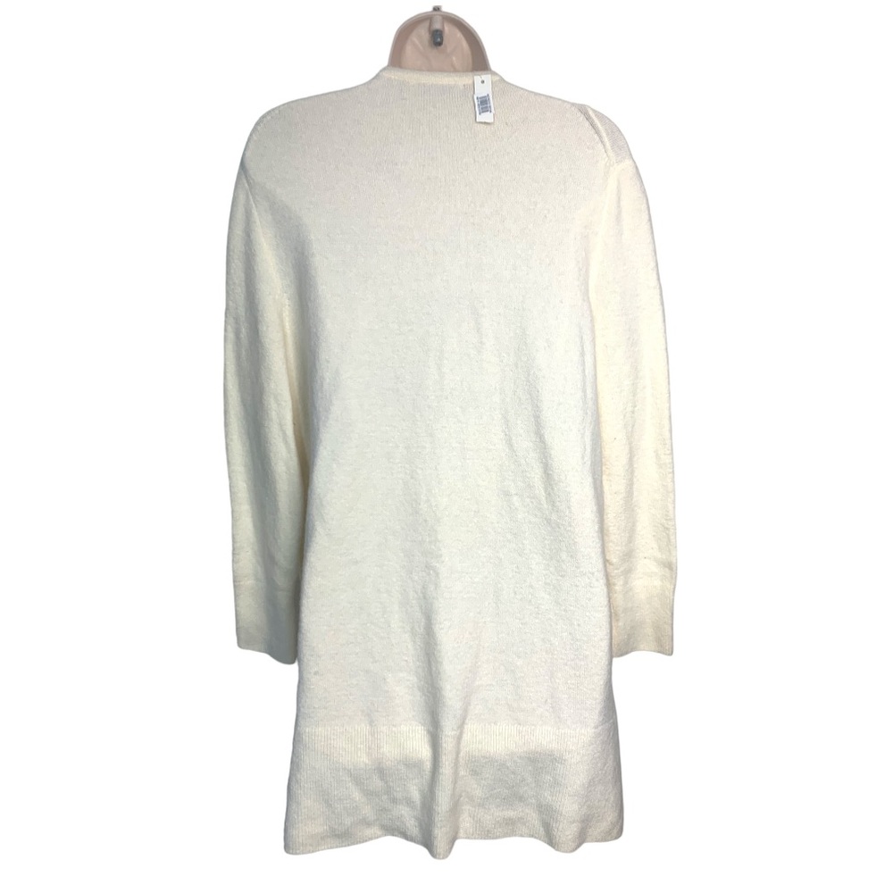 Madewell Ryder Alpaca Wool blend longline open cardigan with pockets sz S NWT - Picture 2 of 6